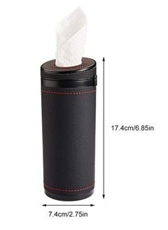 Car Tissue Tube, Cylinder Tissue Box PU Leather Round Tissues Container for Car Cup Holder, Up to 30 Count Tissue - pzsku/Z17F1678E394F0BFD867DZ/45/_/1704874968/aa47b2ea-0f95-42ba-9a10-56757c8af66f