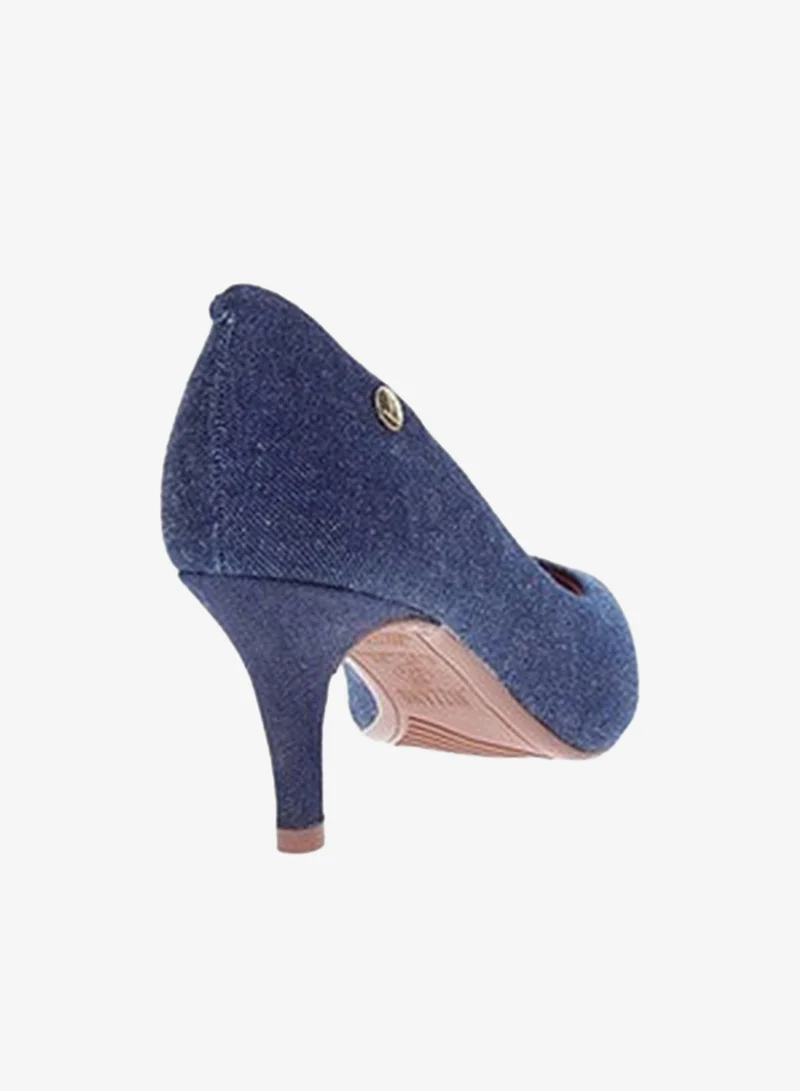 VIZZANO Blue Mid Heels Shoes for Women – Classic Mid Heel Pumps for Girls & Ladies Office Wear for Women | Best Price UAE