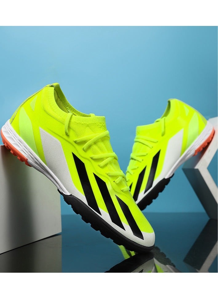 SKT Shiketro Men's And Women's Football Shoes, Professional Long-Spike And Broken-Spike Outdoor Sports Shoes For Teenagers, Suitable For All Seasons, Lace-up High-Quality Non-Slip Lawn Training Sports Shoes  - Image 2