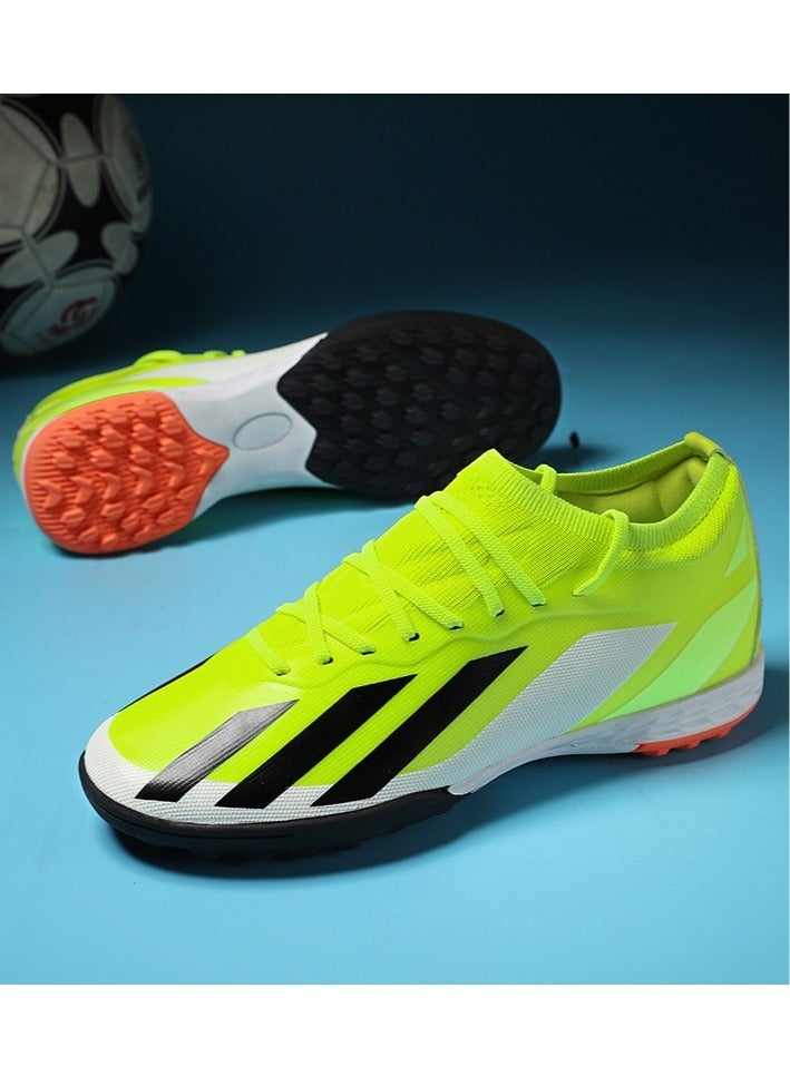 SKT Shiketro Men's And Women's Football Shoes, Professional Long-Spike And Broken-Spike Outdoor Sports Shoes For Teenagers, Suitable For All Seasons, Lace-up High-Quality Non-Slip Lawn Training Sports Shoes  - Image 3