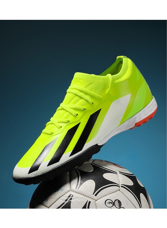SKT Shiketro Men's And Women's Football Shoes, Professional Long-Spike And Broken-Spike Outdoor Sports Shoes For Teenagers, Suitable For All Seasons, Lace-up High-Quality Non-Slip Lawn Training Sports Shoes  - Image 4