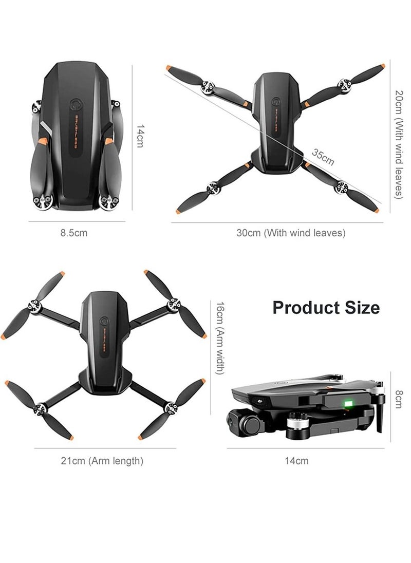 SJRC - RG101 GPS Drone with 4K Camera  , 2-Axis Gimbal Anti-Shake HD Camera FPV Live Video, Brushless Motor RC Quadcopter, Auto Return - Image 1