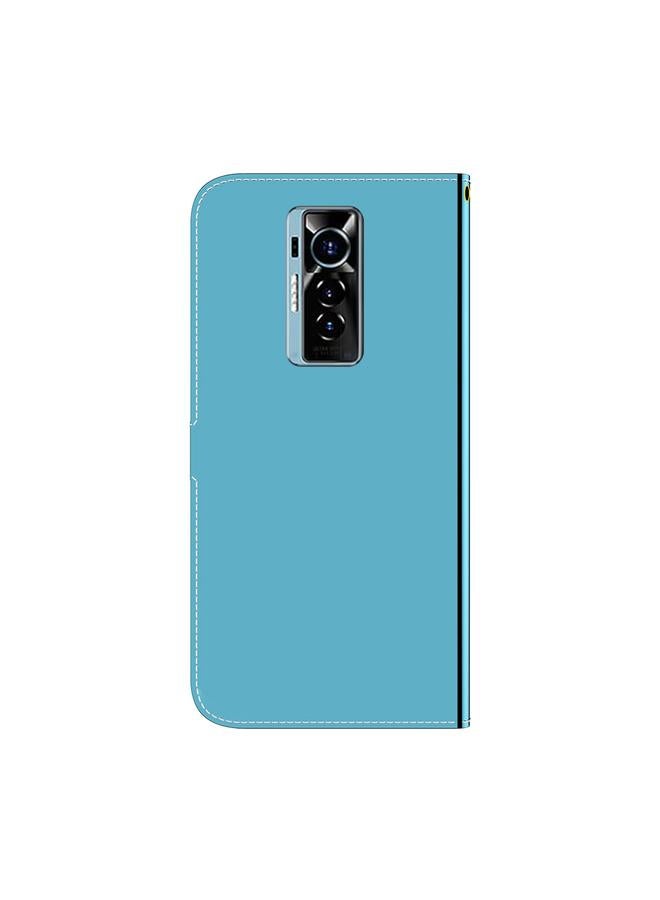 erorex Case For Tecno Phantom X Imitated Mirror Surface Horizontal Flip Leather Phone Case - Image 3