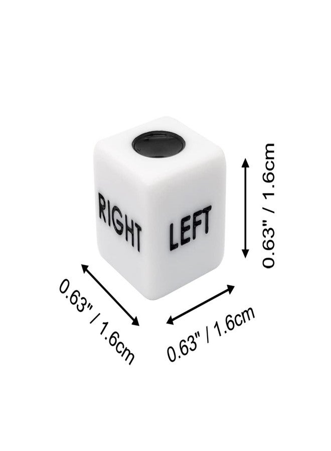 Ahoper 50 Pieces Left Right Center Dice Only 50 Dices Bulk Dice Game, 16mm Standard Size, Easy to Grip. - Image 4
