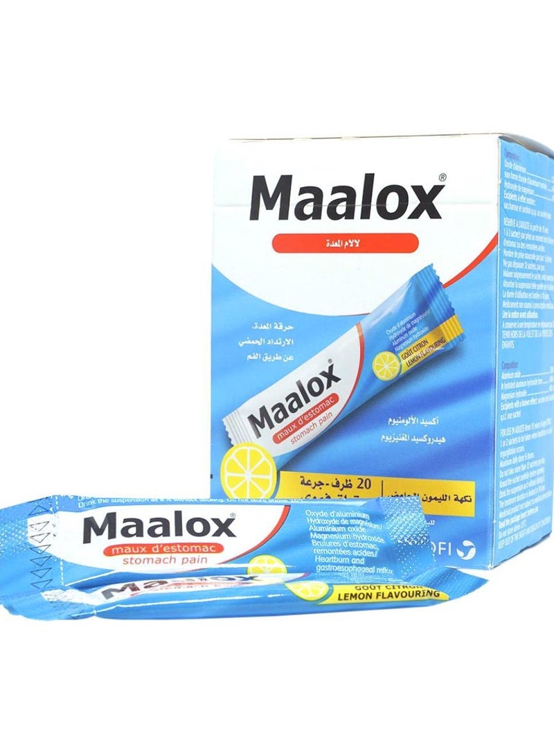 maalox plus Suspension Sachets 20's
