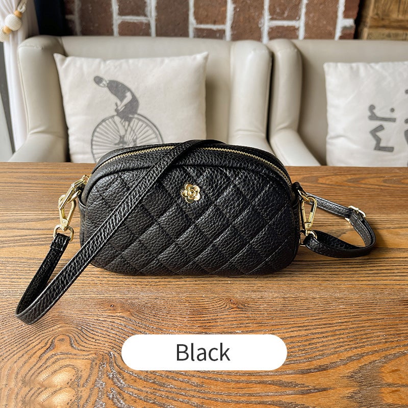 Autumn Fashionable Rhombic Crossbody Bag All-Match Chanel Style Shoulder Bag Fashionable Elegant Women'S Mobile Phone Bag - Image 1