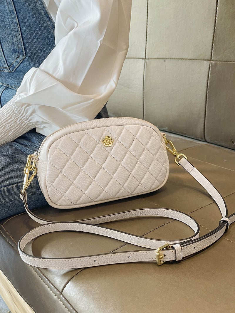 Autumn Fashionable Rhombic Crossbody Bag All-Match Chanel Style Shoulder Bag Fashionable Elegant Women'S Mobile Phone Bag - Image 5