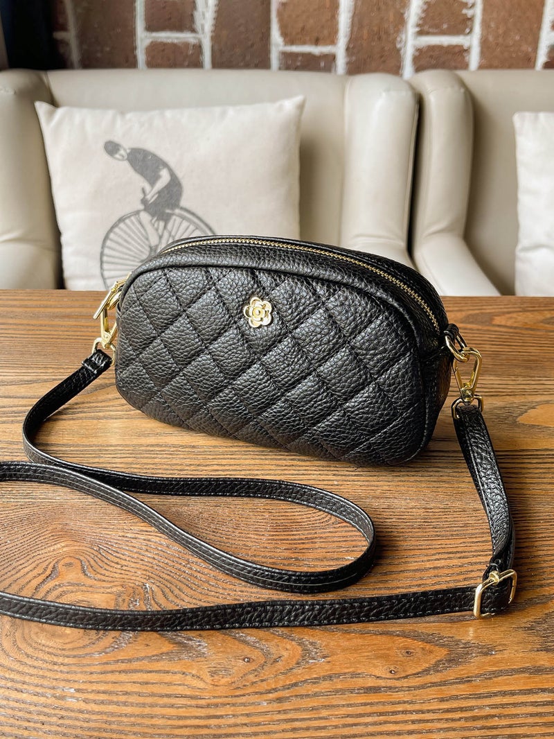 Autumn Fashionable Rhombic Crossbody Bag All-Match Chanel Style Shoulder Bag Fashionable Elegant Women'S Mobile Phone Bag - Image 4