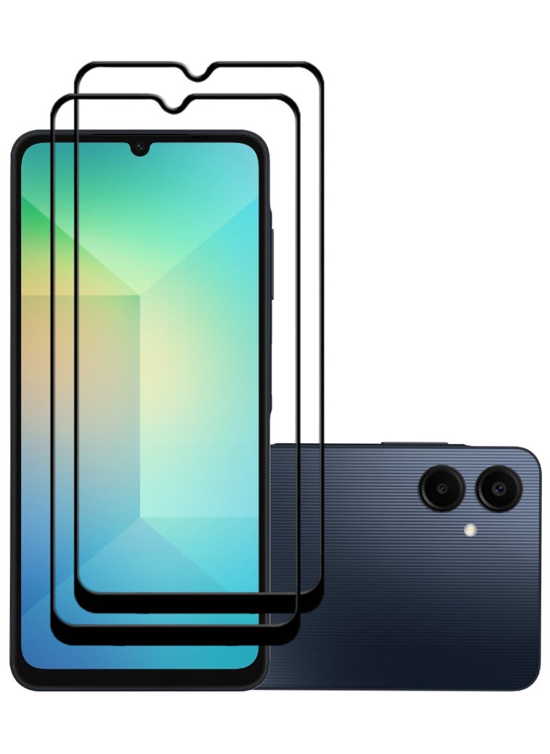 ACLIX 2 Pieces Antistatic ESD Dustproof Premium Quality High Definition Tempered Glass Screen Protector Designed For Samsung Galaxy A06 - Image 1