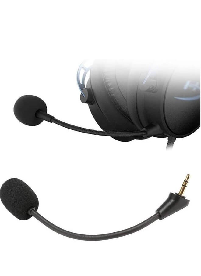 Bliszaar Mic Replacement Microphone Boom fits for Kingston HyperX Cloud, Cloud X and Cloud II 2nd Version for PS4 Xbox One Nintendo Switch Computer PC Gaming Headsets Noise Cancelling 3.5mm Jack Black  - Image 5