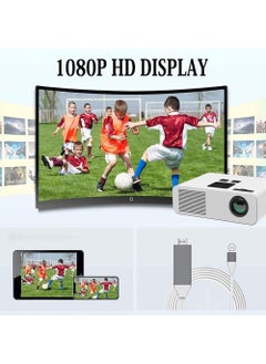 Rock Pow [Apple MFi Certified] Lightning to HDMI Adapter for Phone to TV Compatible with iPhone 14/13/12/11/X/8/ iPad Sync Screen Connector Directly Connect on HDTV/Monitor/Projector NO Need Power Supply  - Image 3