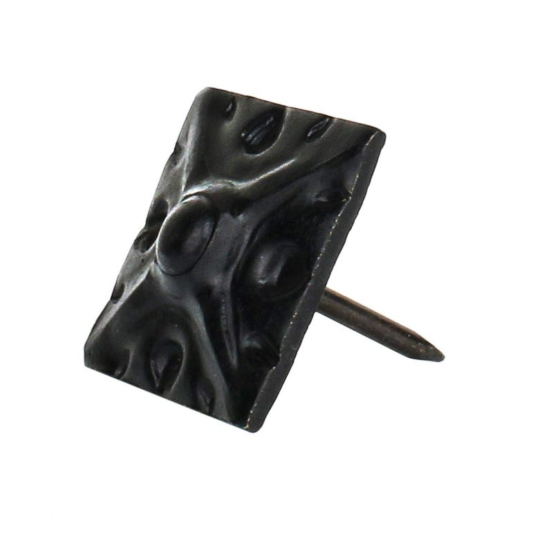 decotacksÂ® Square Art Upholstery Nails/Tacks 5/8" x 5/8" (17MMx17MM) - 25 Pcs [MATT Black] DX8017MBL - Image 1