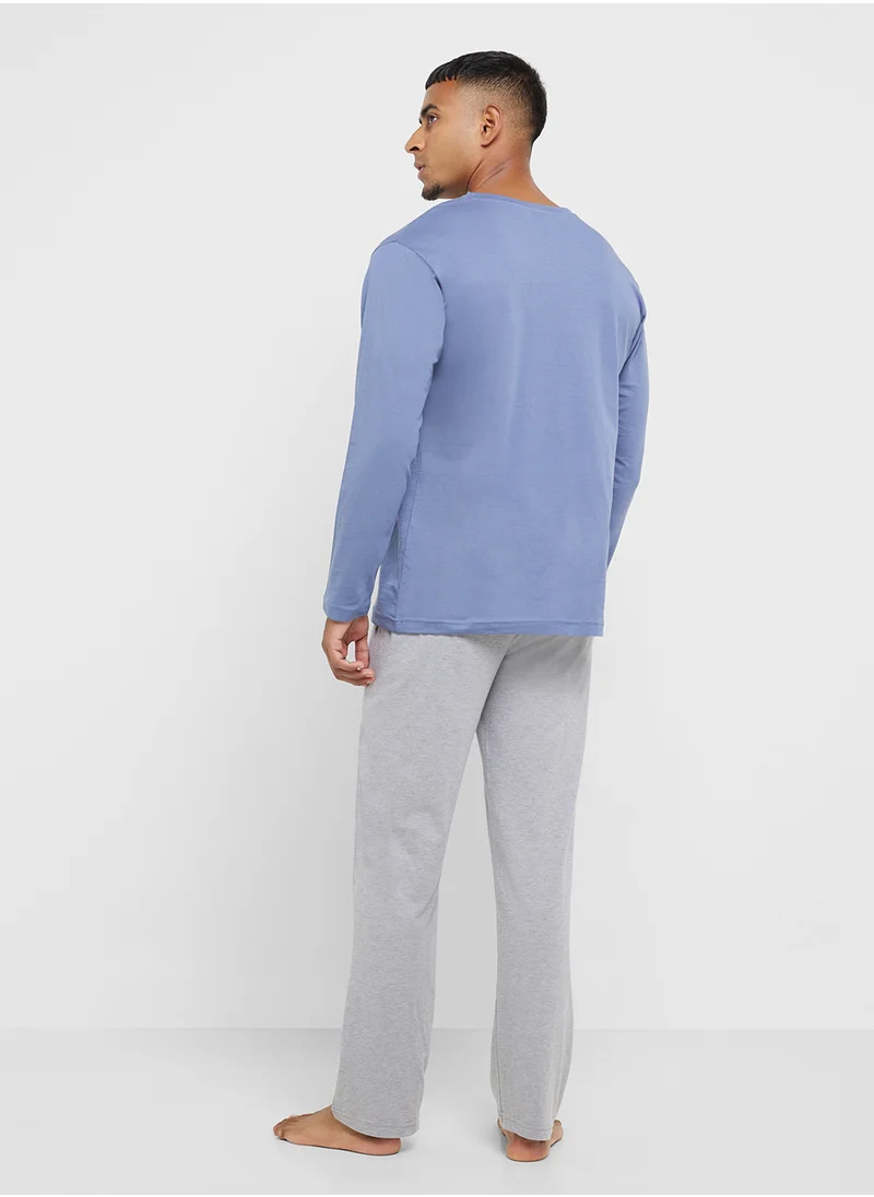 Seventy Five Nightwear T-Shirt & Pants Set