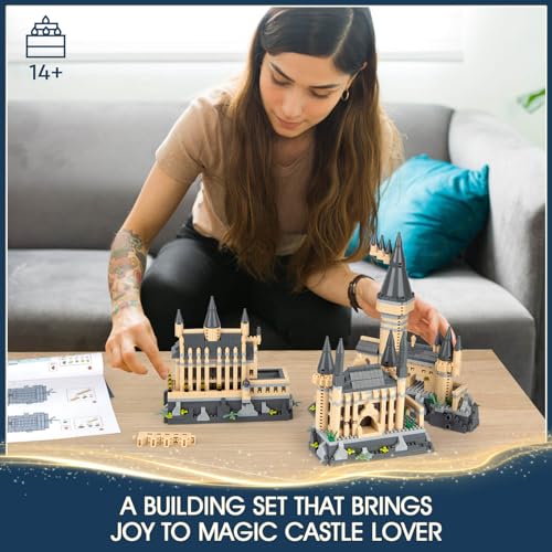Vziimo Magic CastIe BuiIding Set, Creative Architecture Micro BuiIding BIocks Kit, CollectibIe Model Toys Gifts for Adults Kids 14+ (2680 Pieces) - Image 5
