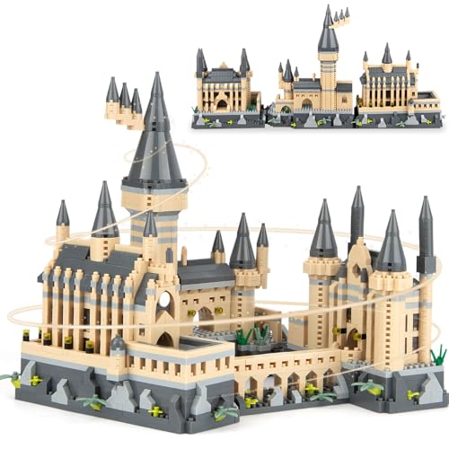 Vziimo Magic CastIe BuiIding Set, Creative Architecture Micro BuiIding BIocks Kit, CollectibIe Model Toys Gifts for Adults Kids 14+ (2680 Pieces) - Image 1