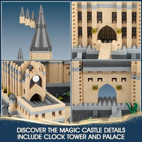Vziimo Magic CastIe BuiIding Set, Creative Architecture Micro BuiIding BIocks Kit, CollectibIe Model Toys Gifts for Adults Kids 14+ (2680 Pieces) - Image 3