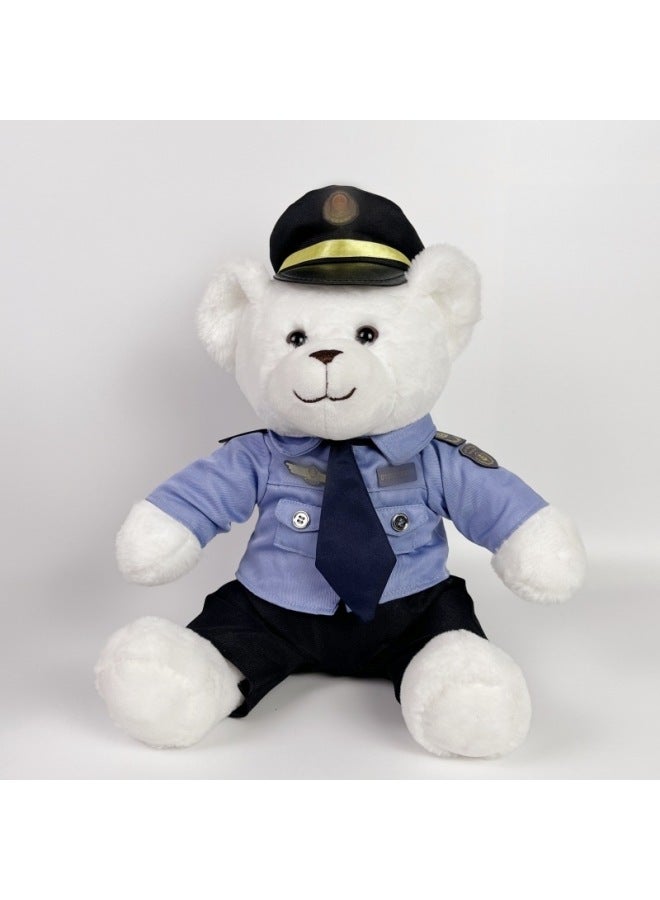 Market Supervision And Management Bear Doll Emergency Rescue Management Gift Market Supervision Bureau Event Promotion Doll Gift