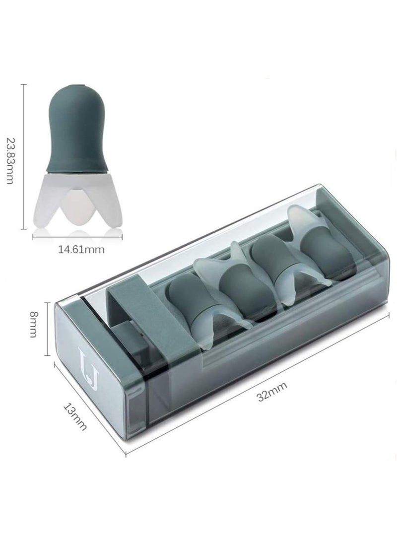 Generic - Sound-isolating and Noise-cancelling Earplugs with Storage Box Soft Silicone and Reusable Suitable for Sleeping Flying and Studying - Image 1