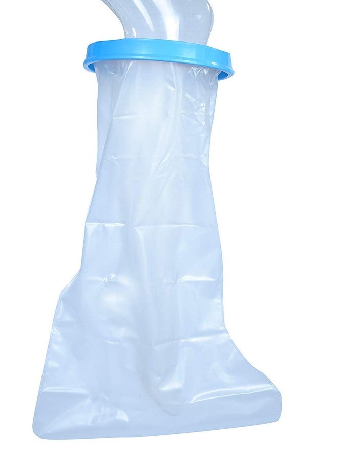 داينا واقي الجبيرة داينا | للقدم والكاحل للبالغين | غطاء مقاوم للماء للقدم والكاحل | للاستحمام | يحافظ على جفاف الجبيرة والجروح والضمادات | قابل لإعادة الاستخدام (للقدم والكاحل للبالغين)… - Image 4