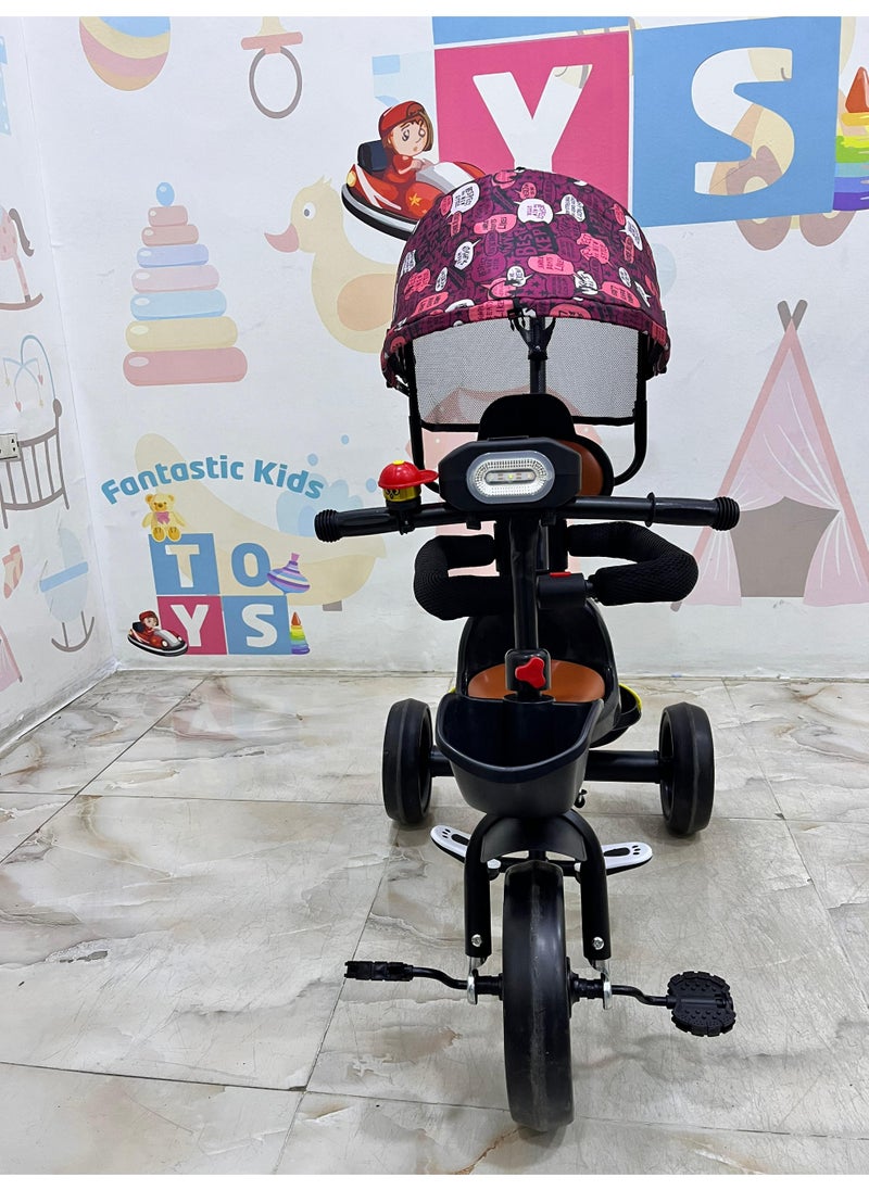 Generic 2-in-1 Baby Trike & Stroller: Fun and Safety for Your Little One  - Image 3