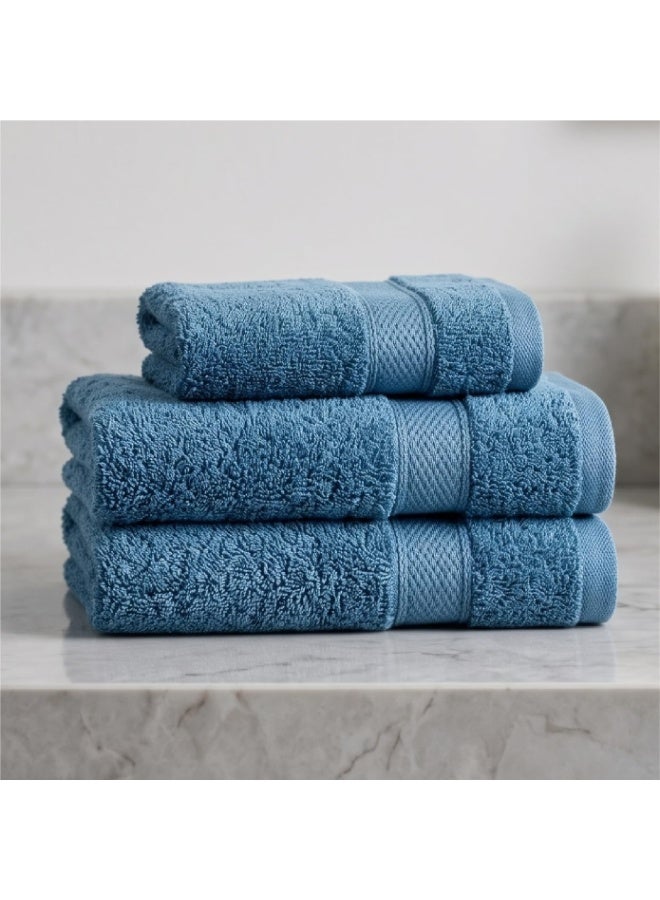 EBREEZZ Premium Terry Hand Towels Set – 4 Pieces, 425 GSM Soft Cotton Towels (33×33 cm) - Image 3