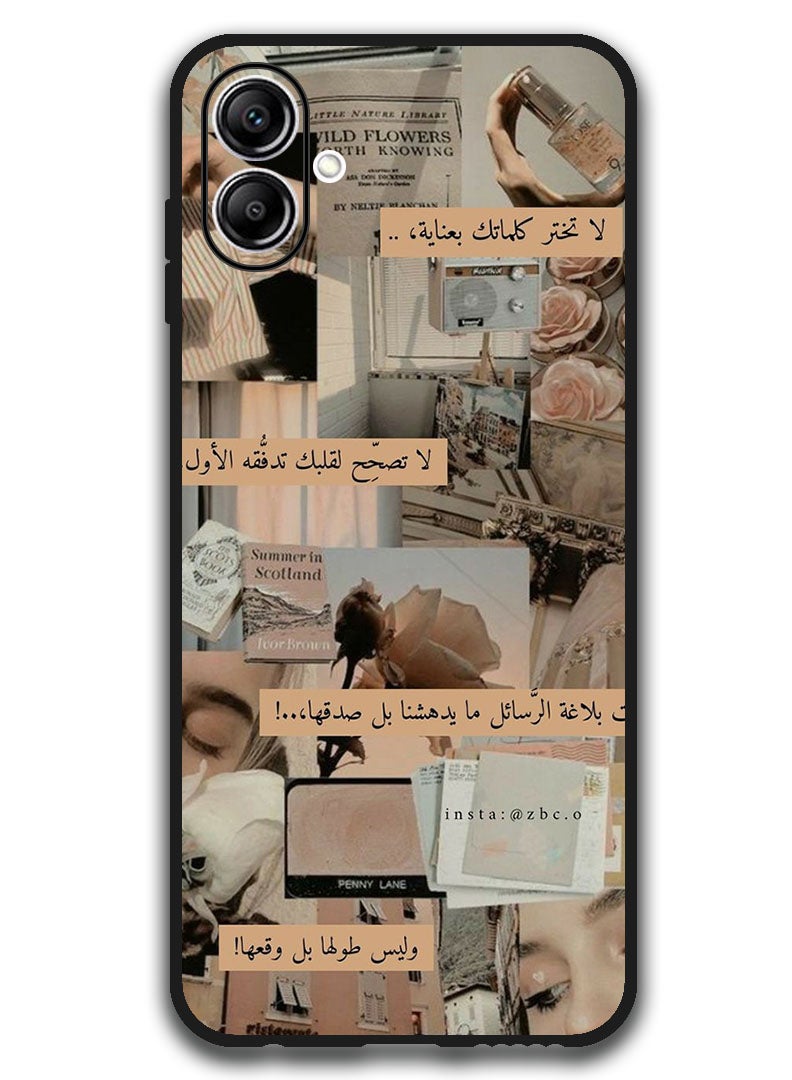 Theodor Protective Case Anti Scratch Shock Proof Bumper Cover For Samsung Galaxy A06 Arabic Design (116) - Image 1