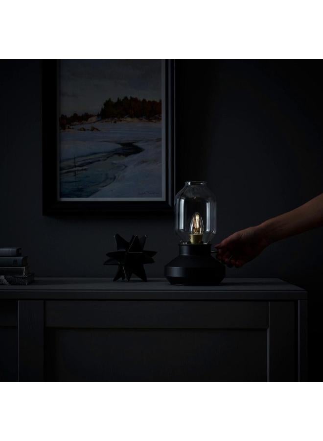 زبون مصباح طاولة، قابل للتعتيم، لون أنثراسايت، 25 سم - Image 2