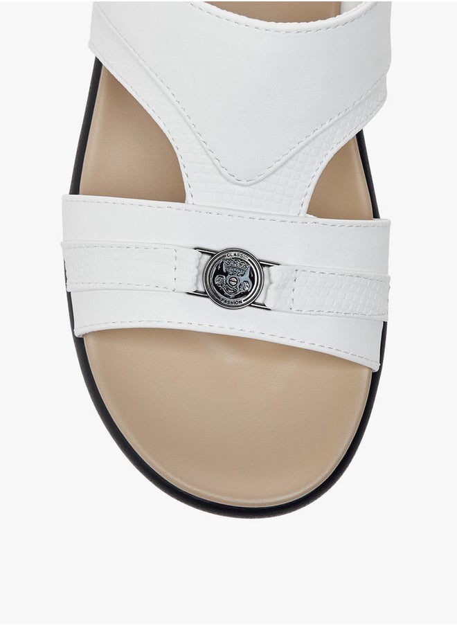 LBL by Shoexpress Textured Arabic Slip-On Sandals  - Image 3