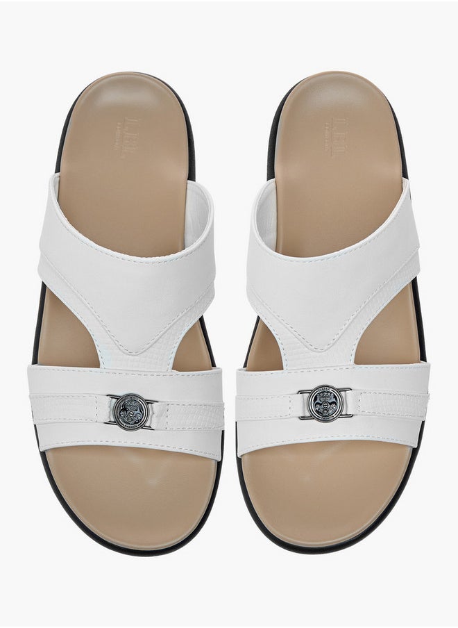 LBL by Shoexpress Textured Arabic Slip-On Sandals  - Image 1