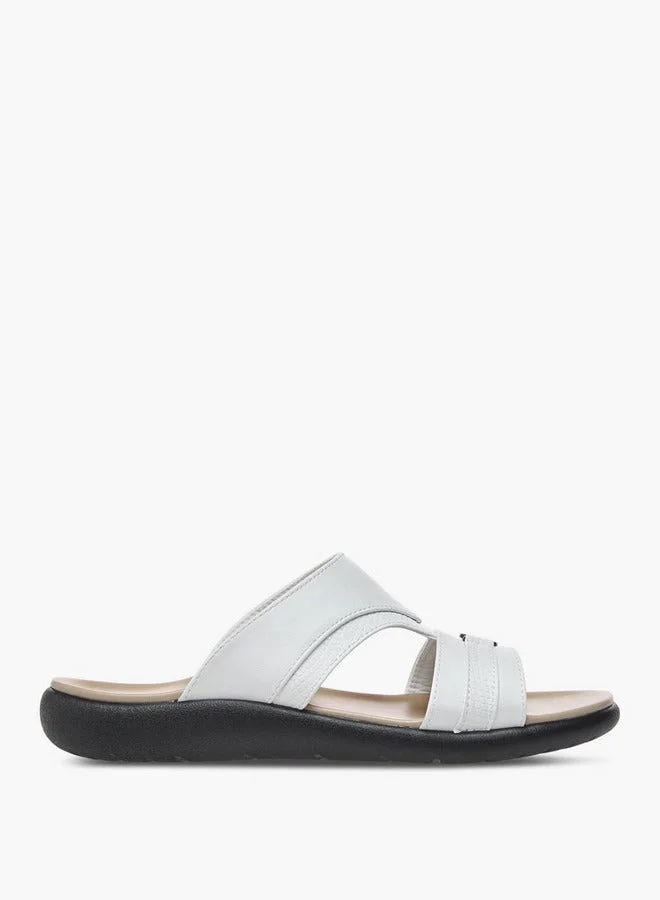 Textured Arabic Slip-On Sandals