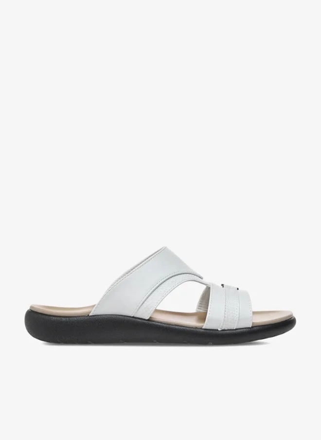 Textured Arabic Slip-On Sandals