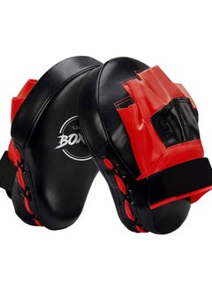 Generic Boxing Curved Focus Punching Mitts- Leatherette Training Hand Pads(1 Pair)  - Image 1