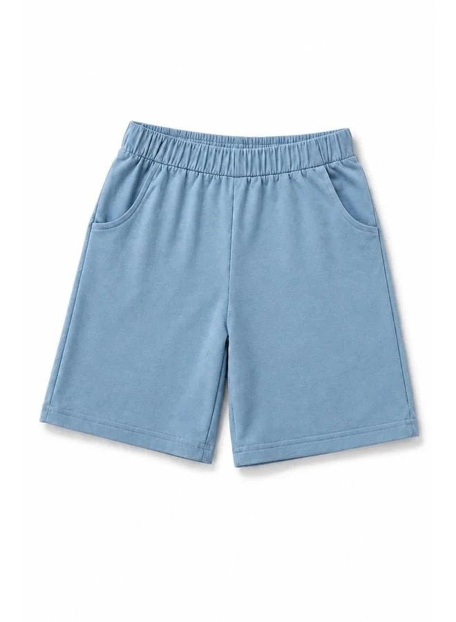 Perendi Boy's Basic Side-Stripe 2-Piece Shorts