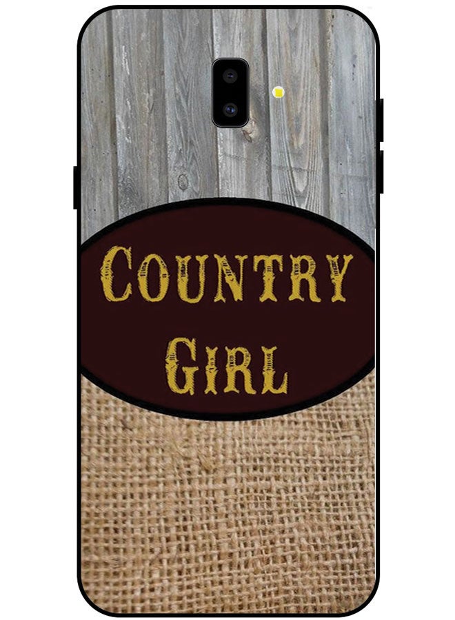 EYE CATCH Protective Case Cover For Samsung Galaxy J6 Smart Series Printed Protective Case Cover for Samsung J6 Country Girl - Image 1