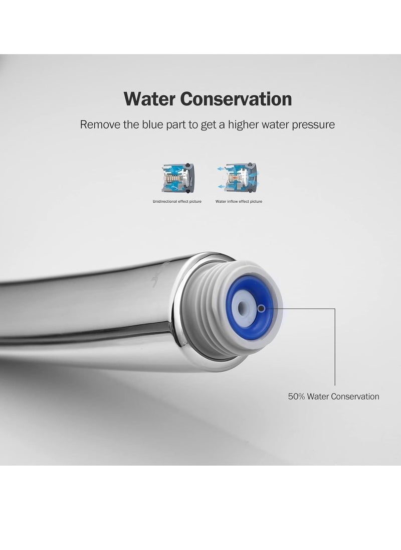 Jomoo - Filtered Shower Head with Shower Filter For Chlorine Removal and Hair Skincare Protection, High Pressure Water Saving Showers, Chrome Plated Showerhead - Image 1