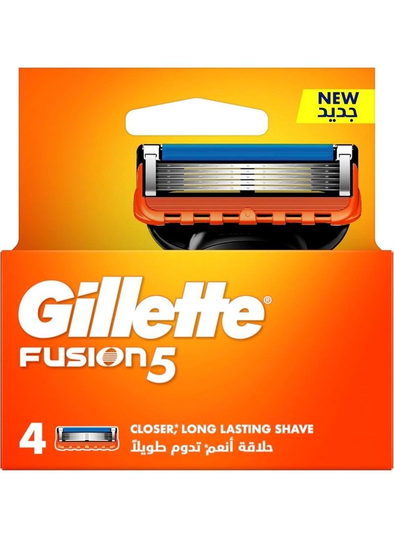 Gillette Fusion Men's Blades x4 - Image 1