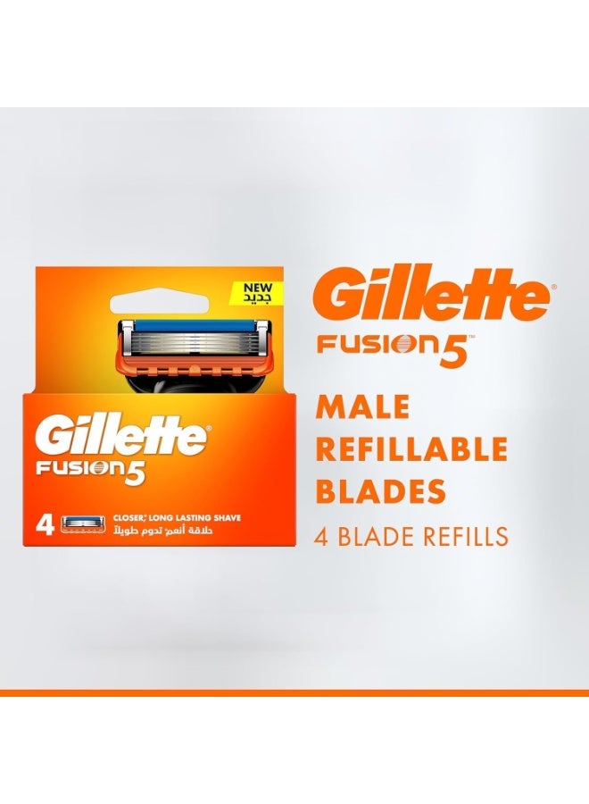 Gillette Fusion Men's Blades x4 - Image 2