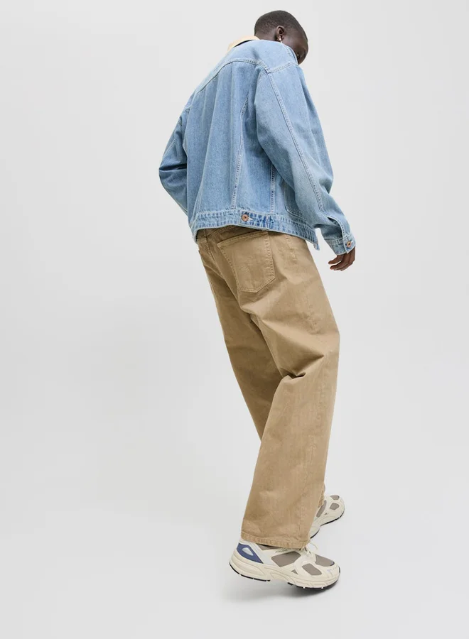 JACK & JONES Jack & Jones JPSTALEX Mid Rise Wide Leg Jeans