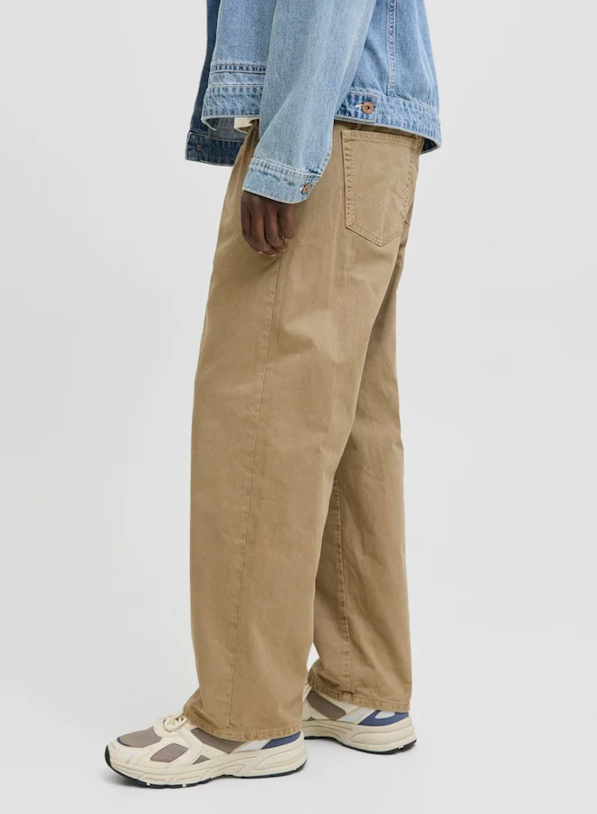 JACK & JONES Jack & Jones JPSTALEX Mid Rise Wide Leg Jeans
