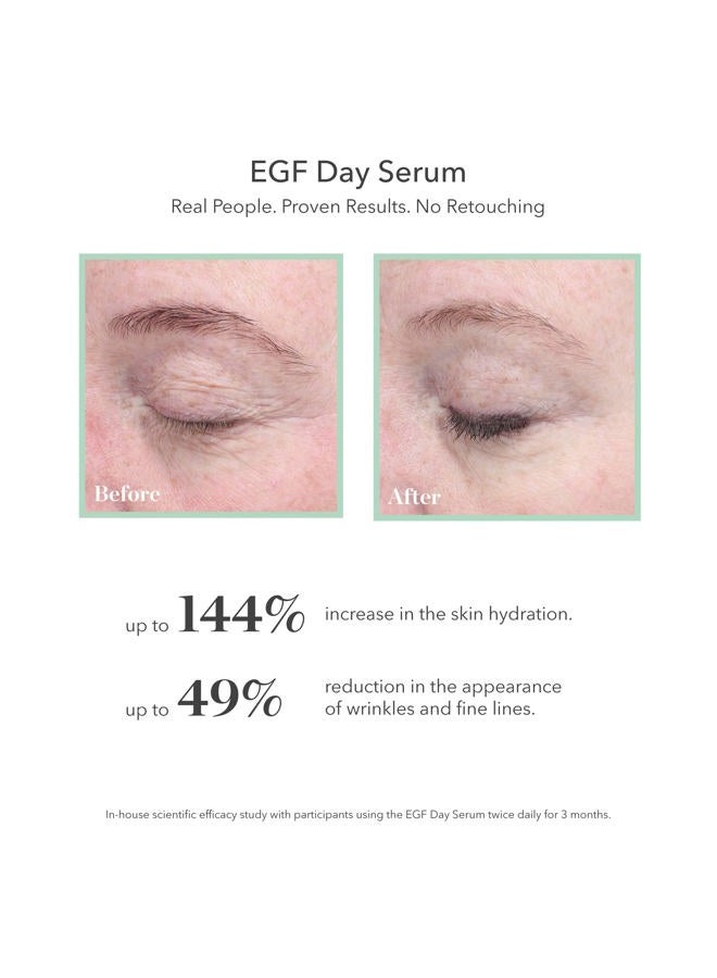 BIOEFFECT EGF Day Serum with Hyaluronic Acid and Natural Barley Growth Factor, Oil-Free Wrinkle Serum for Face, Boosts Hydration, Firming, Refines Pores, Smooths Skin Texture for All Skin Types - Image 2