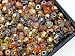 SCARA BEADS GET INSPIRED 088 oz 25 g Approx 620 pcs Mix of Faceted Fire Polished Beads 3 mm 5 olors Golden Splashes Czech Glass - Image 2