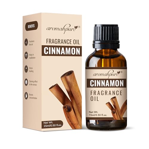 Aromahpure Fragrance Oil | 15 ml | Cinnamon Aroma Oil for Home Fragrance | Best for Aromatherapy | Helps in Meditation | Used in Diffusers, Candles, Air Fresheners, Soaps, IFRA Certified - Image 1