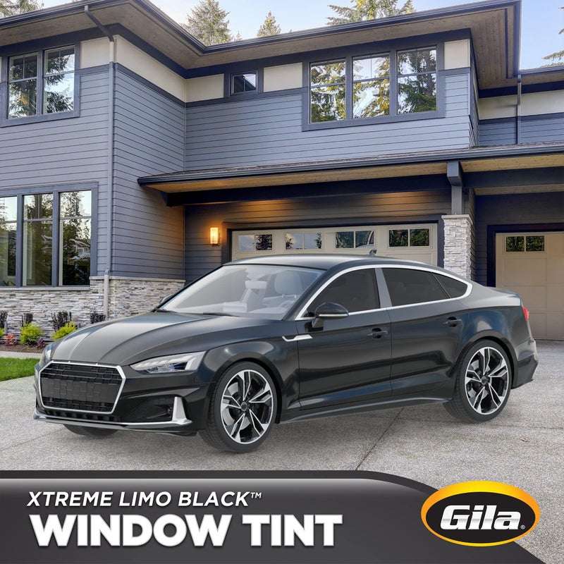 Gila XLB242 Xtreme Limo Black 2.5% VLT Automotive Window Tint DIY Glare Control UV Blocking 24in x 78in (2ft x 6.5ft) - Image 2