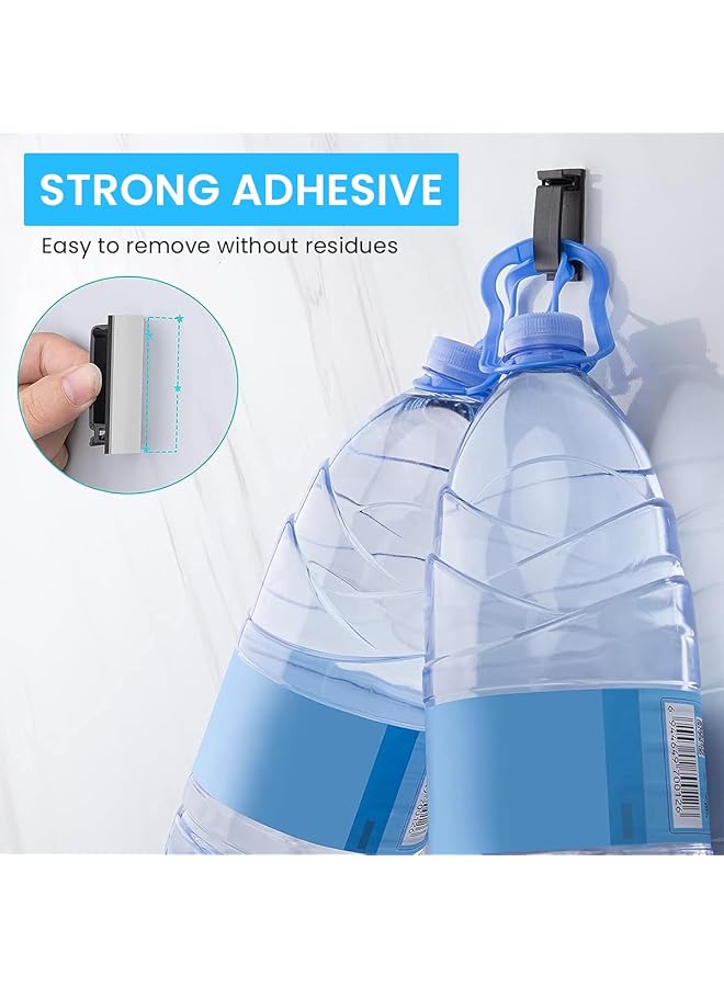 erorex 50Pcs Cable Management Clips Adhesive Cable Clips Wire Holder Organizer Topavatop X Large Clips For Under Desk Wire Management Adhesive Organizer Multiple Cord - Image 5