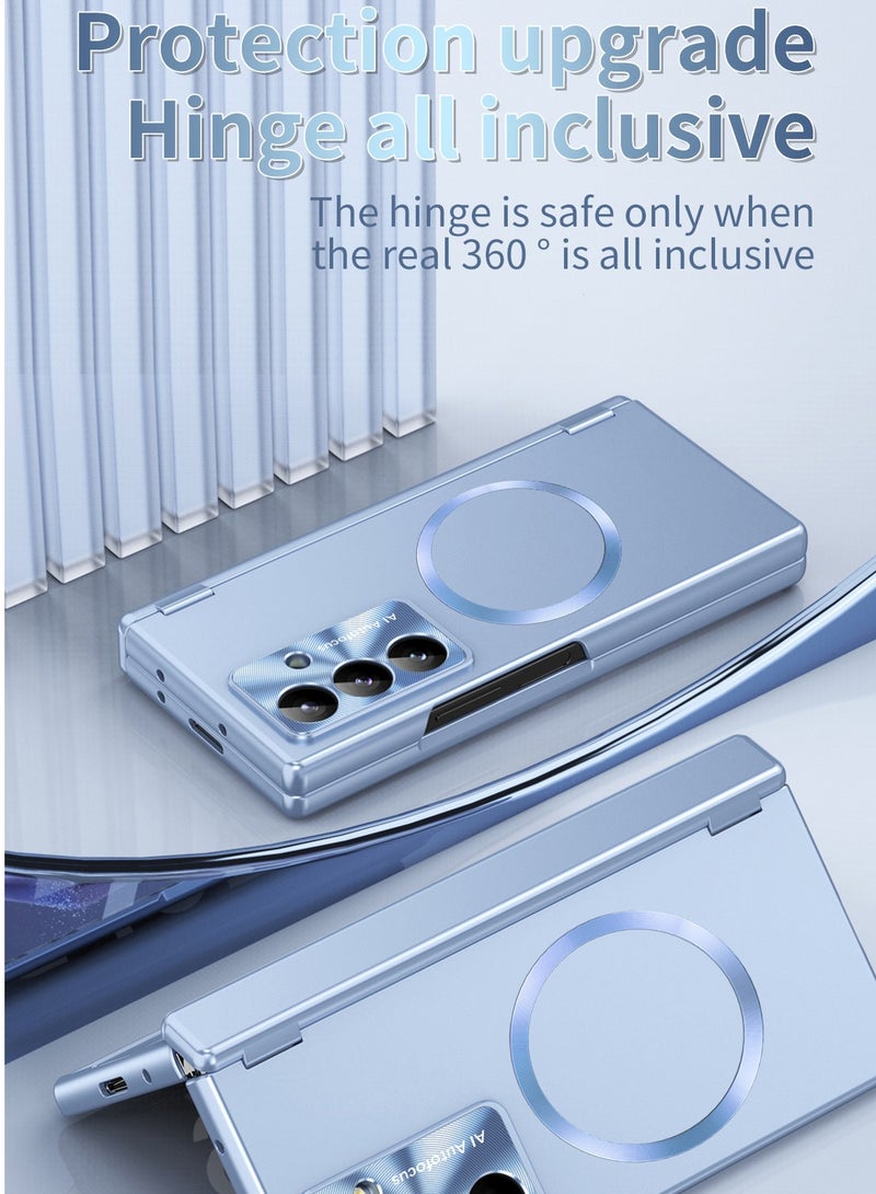 general Magnetic Compatible with Samsung Galaxy Z Fold 7 Case with Screen Protector, Built-in Hinge Protection,Full-Body Shockproof Phone Case for Z Fold 7 with S Pen Slot Supports Wireless Charging - Image 3