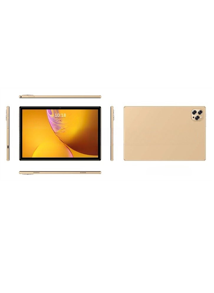 AROAQ Android Tablet, 5G Wifi Learning Tablet, Lightweight And Portable Touch Pad With Octa Core Processor, Sturdy And Durable Smooth Performance Entertainment Tablet, (1pc, Golden, 4GB RAM And 32GB ROM) - Image 1