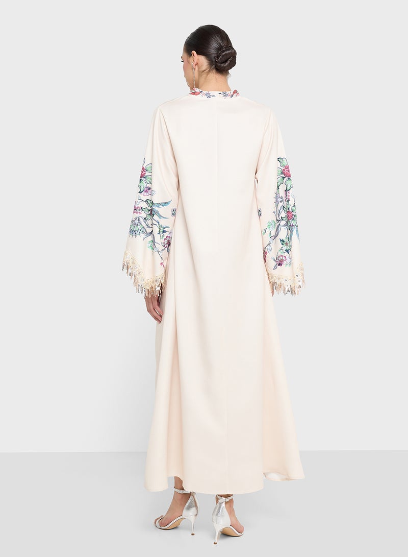 Khizana Embroidered Jalabiya - Image 2