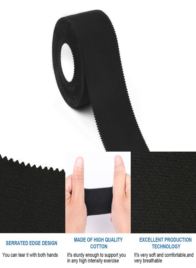 CHMI Athletic Tape,Black Sports Tape (64 Pack), 640 Yards Rolls Very Strong Easy Tear NO Sticky Residue Best Tape for Gymnastics Climbing Bat Injuries Medical (1.5 Inch X 640 Yards). - Image 4