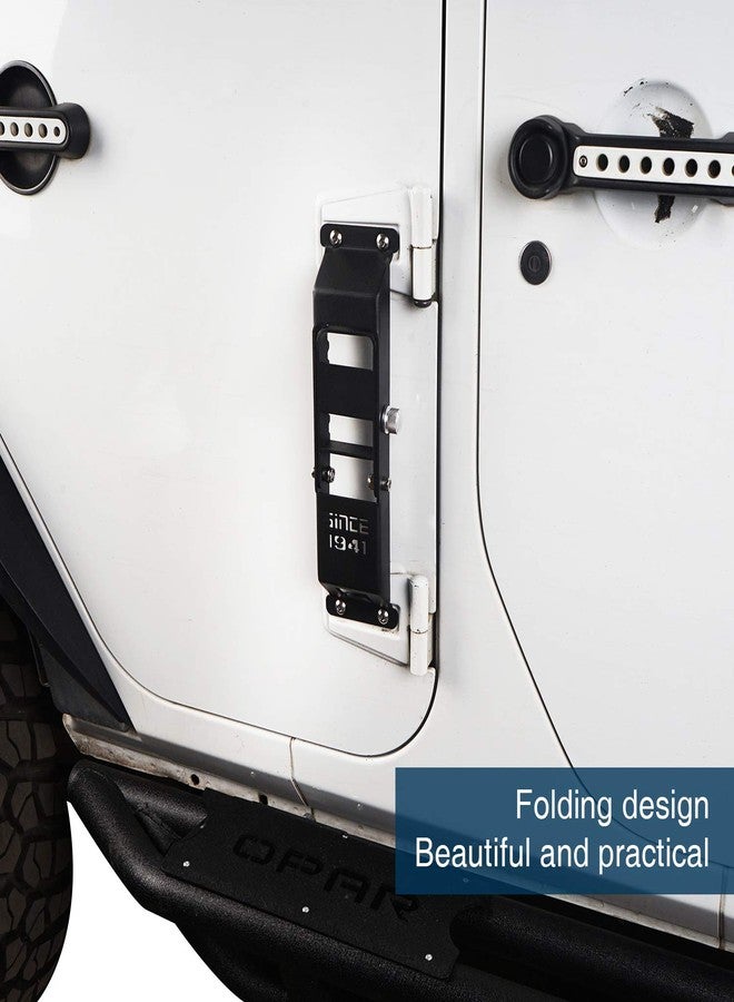 هوك رود دواسة قدم بمفصلة باب Hooke Road Wrangler لسيارة Jeep Wrangler JK وJKU موديلات 2007-2018 - Image 4