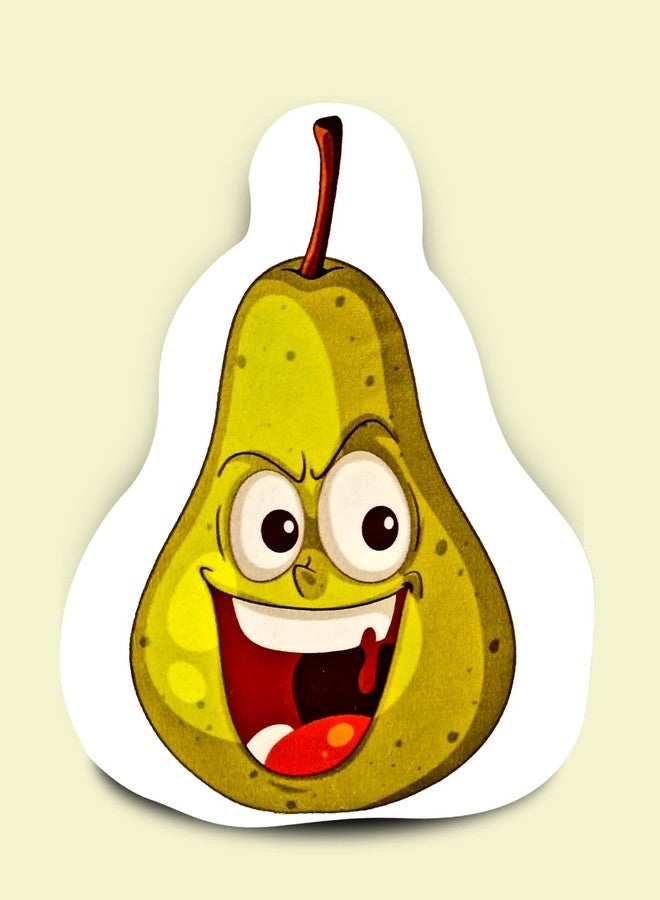 Avirons Kids’ Soft Pear Pillow - Cozy, Plush, and Playful Companion Perfect for Sleep, Play, or Relaxing, Bringing Fruit Fun and Comfort to Every Child’s Space - Image 2